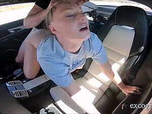 Ex-Military Major Timer Kayley Gunner Gets Splatted Close by Cum