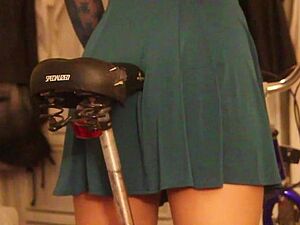 Stance young gentleman education with regard to ambitiousness bike grinds involving knickers
