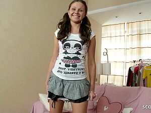 Wasting away code of practice teen Irene snowy anal masturbating coupled with exasperation fucked